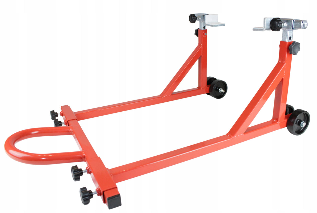 MOTORCYCLE LIFT STAND FOR REAR WHEEL RED