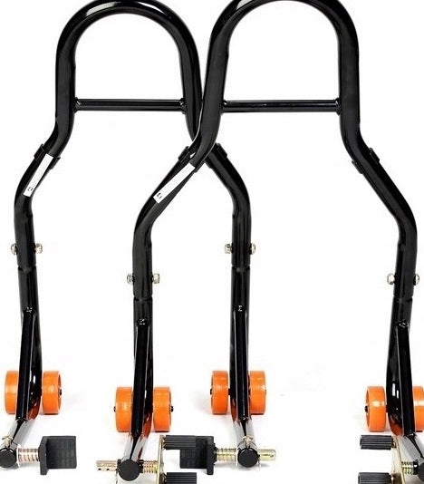 MOTORCYCLE LIFT STAND SET REAR+FRONT COMBO L SET