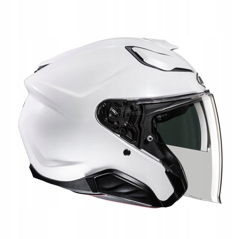 MOTORCYCLE OPEN HELMET JETT HJC F31 SOLID PEARL WHITE Manufacturer's catalog number F31_SOL-WHT_XS