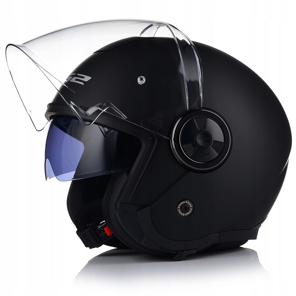 MOTORCYCLE OPEN HELMET LS2 OF620 CLASSY II BLACK MATT 22/06 + BLEND Manufacturer LS2