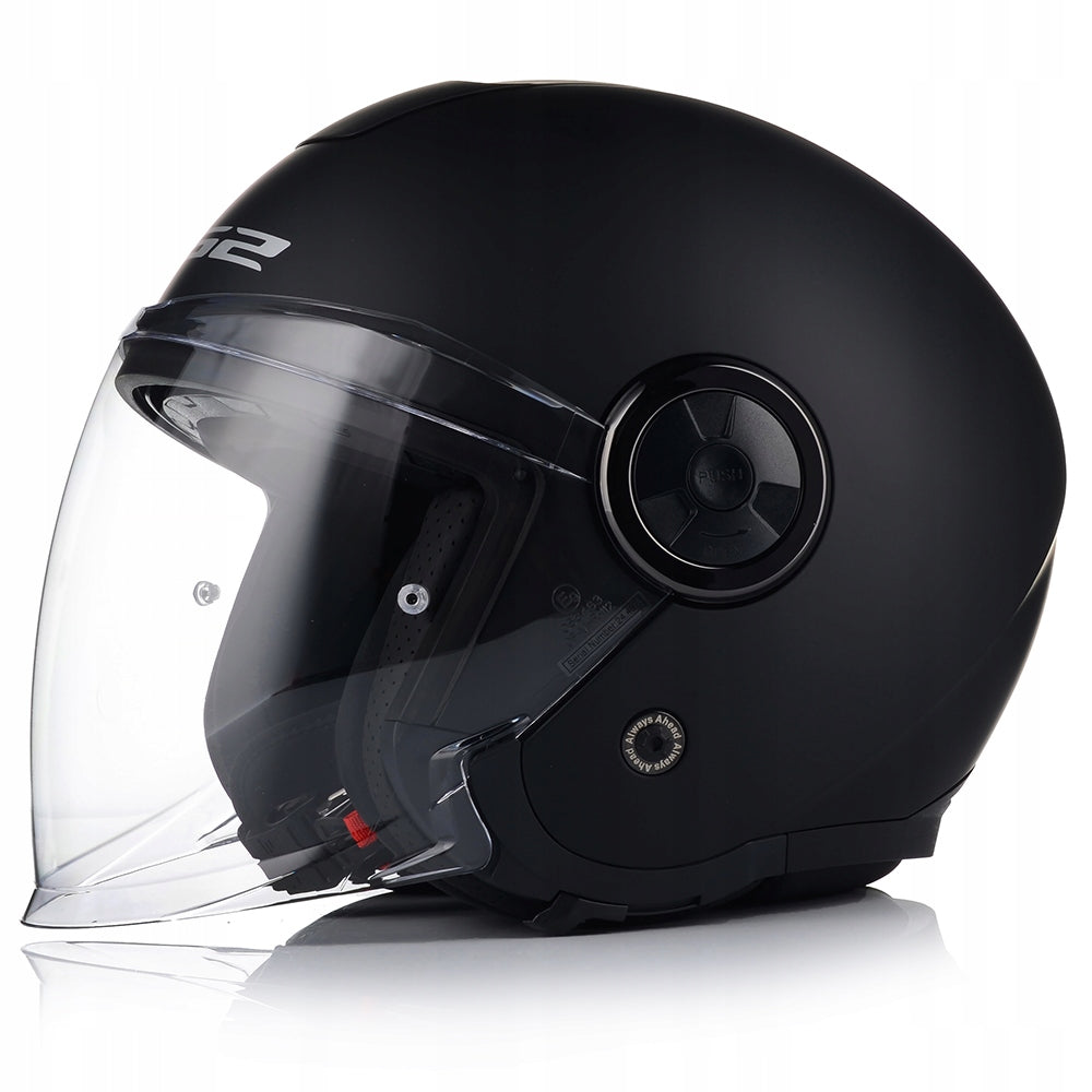 MOTORCYCLE OPEN HELMET LS2 OF620 CLASSY II BLACK MATT 22/06 + BLEND Manufacturer's catalog number AK3662010112