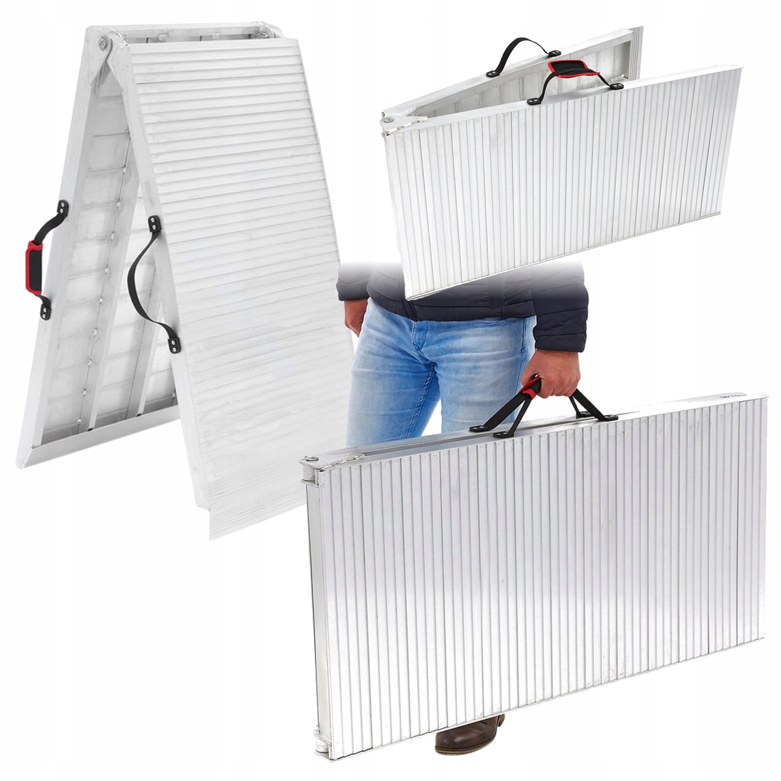 MOTORCYCLE RAMP FOLDING WIDE AND DURABLE 500KG