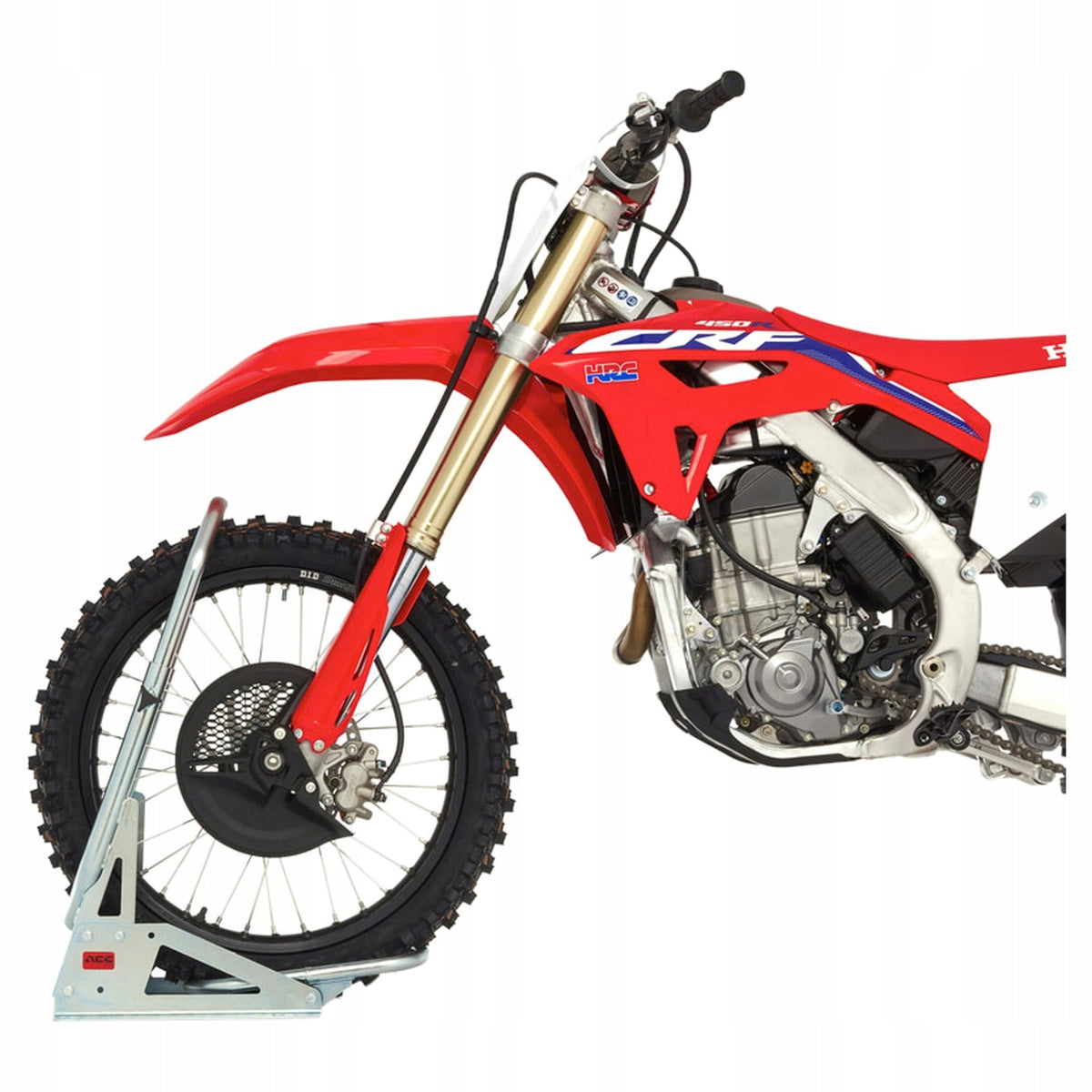 MOTORCYCLE STAND FRONT CROSS FOR TRANSPORT 18-21' 90 / 120 mm ACEBIKES Manufacturer AceBikes