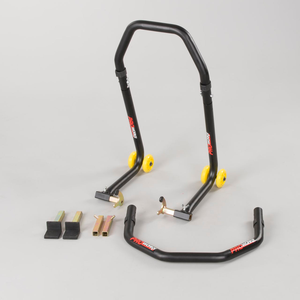MOTORCYCLE STAND PROWORKS 2IN1 REAR/FRONT LIFT Manufacturer code STOJAK PODNOŚNIK MOTOCYKLOWY PRZÓD + TYŁ