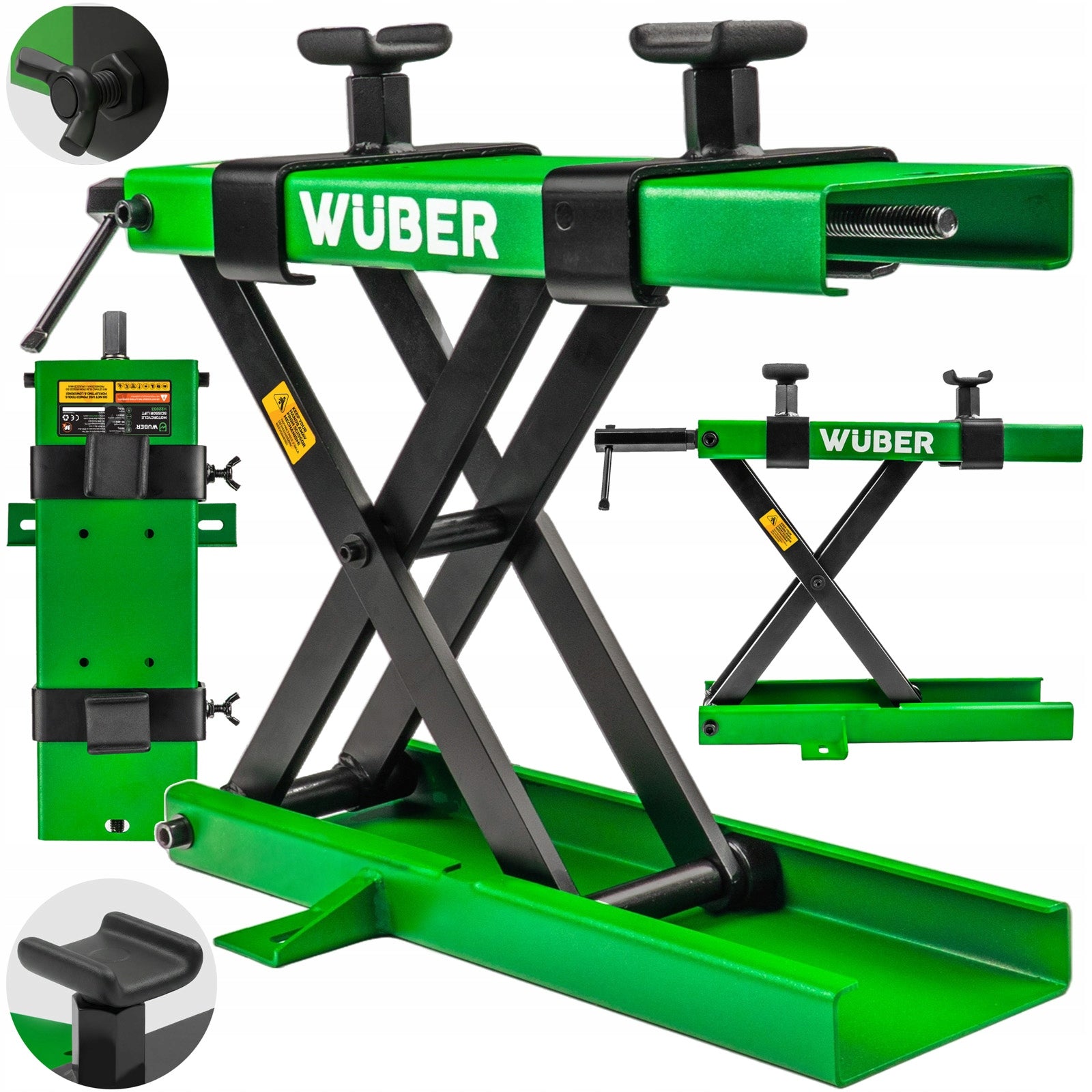 MOTORCYCLE TRAPEZOIDAL SCREW LIFTER 500 KG SCISSOR STAND PLATFORM
