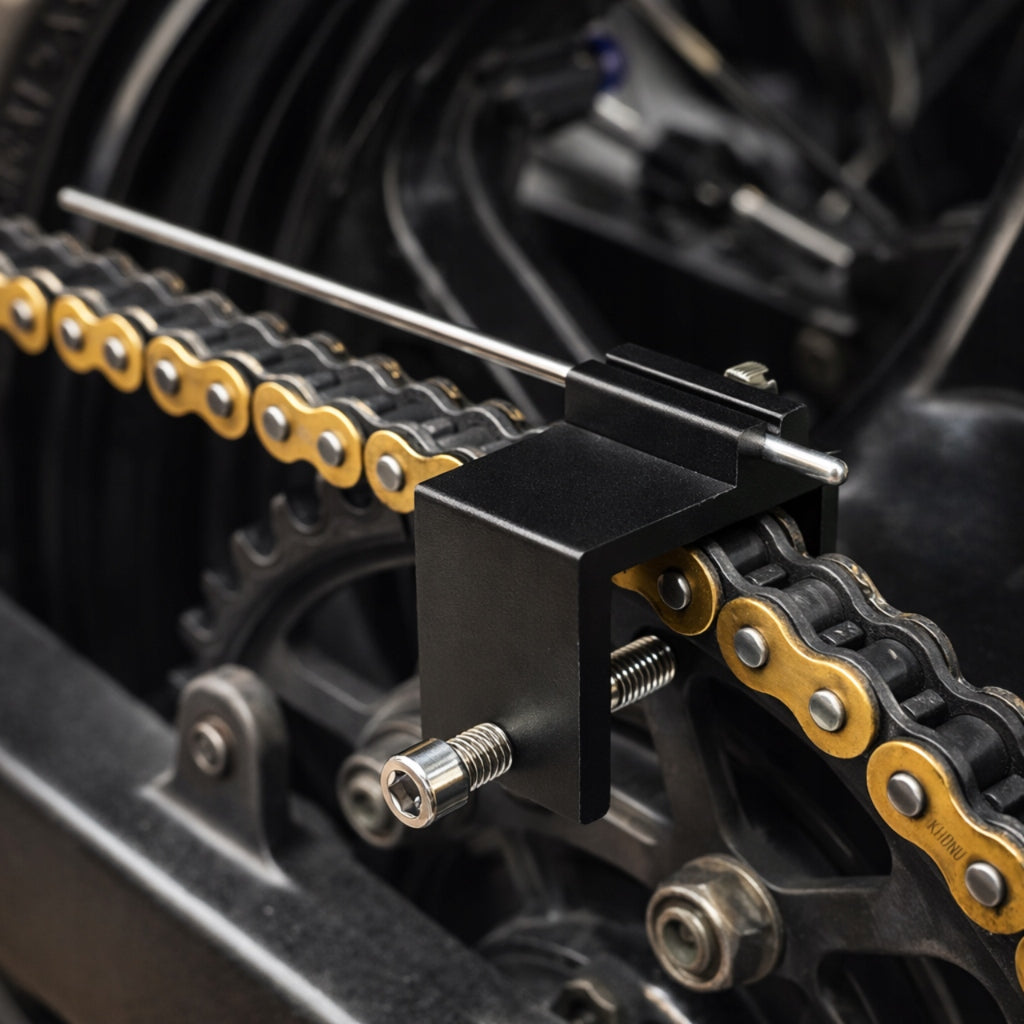 MOTORCYCLE WHEEL CENTERING CHAIN ALIGNMENT TOOL Manufacturer code 95444309