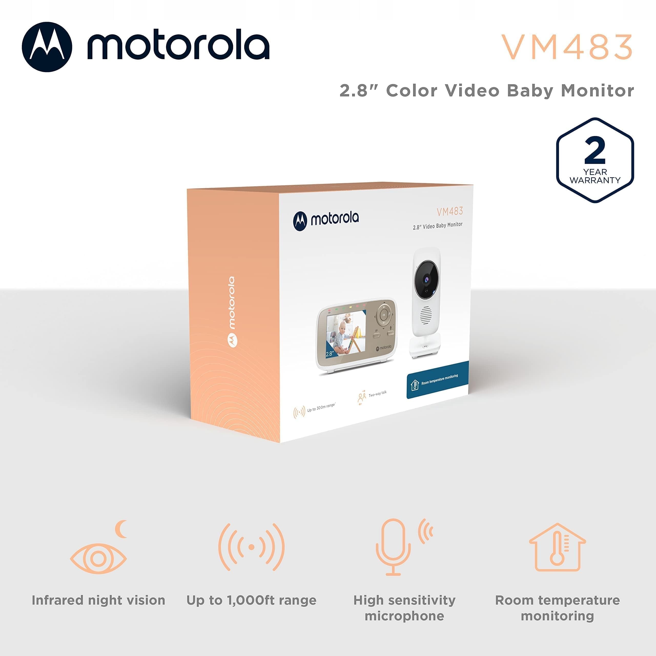 MOTOROLA Nanny Electronic Camera Infrarot Zoom Communication Brand Motorola