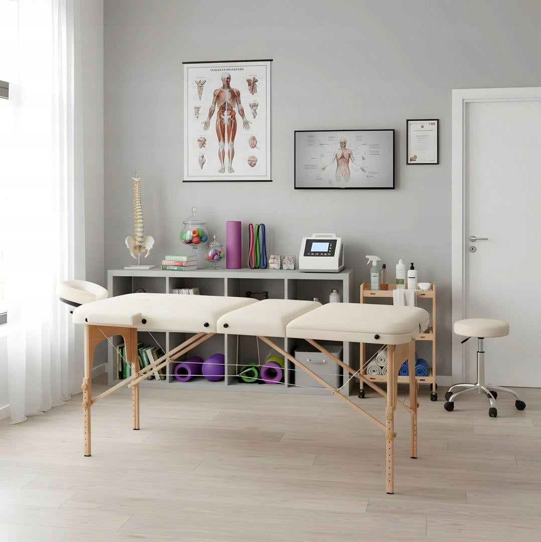 MOTUS MODERNHOME MASSAGE TABLE, 3 SEGMENTS, FOLDABLE, REHABILITATION Brand no brand