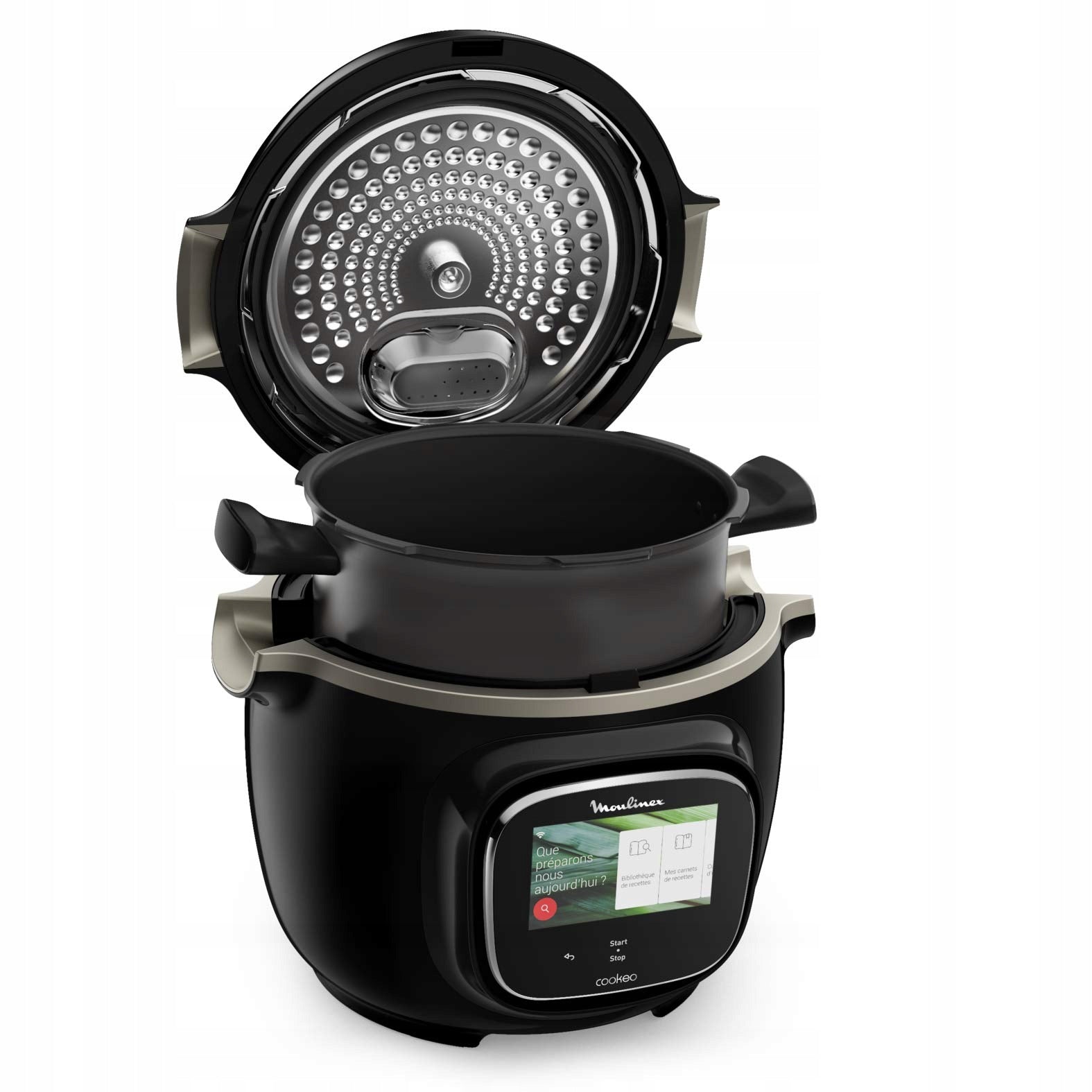 MOULINEX Cookeo Touch Multicooker Smart WiFi Pressure Cooker Black Packaging status original
