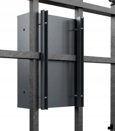 MOUNTING BRACKETS FOR LETTERBOX 217mm Anthracite Set Cheap Solid Color gray