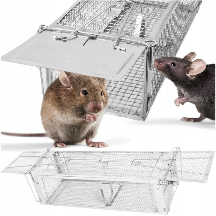 MOUSE RAT TRAP LIVETRAP XXL MARTENS PAW HUMANITARIAN RODENTS 41cm Manufacturer code Pułapka na szczury myszy