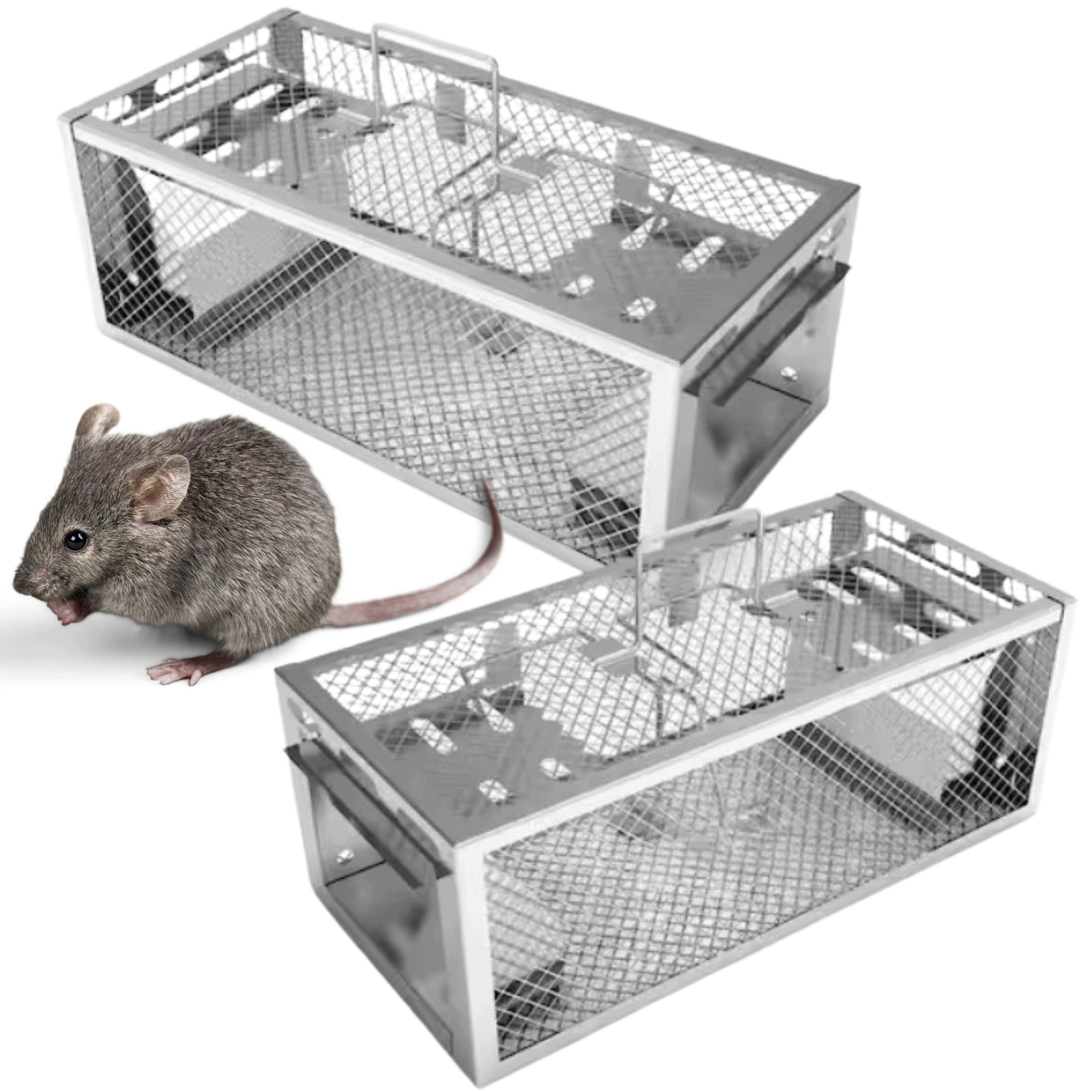 MOUSE RAT TRAP LIVETRAP XXL MARTENS PAW HUMANITARIAN RODENTS 41cm Packaging status original