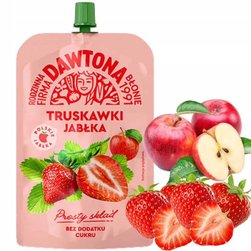 MOUSSE XXL FRUIT DESSERT FOR CHILDREN 180 G 15 PCS MIX DAWTONA Brand Dawtona