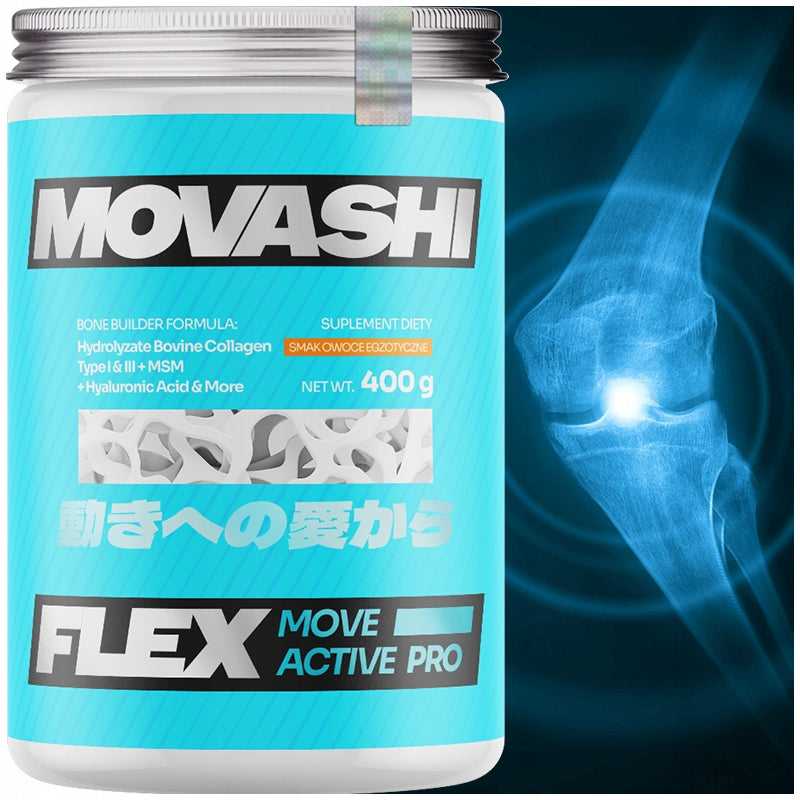 MOVASHI FLEX 400g fruit exotic bones healthy joints msm vit c collagen