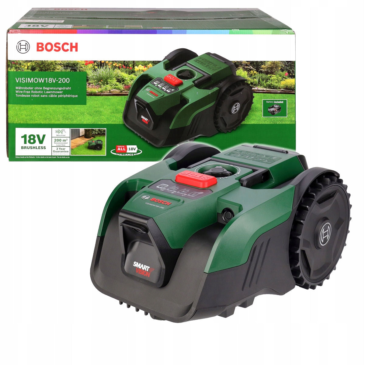 MOWER AUTOMATIC ROBOTIC MOWER VISIMOW 18V-200 BOSCH BODY