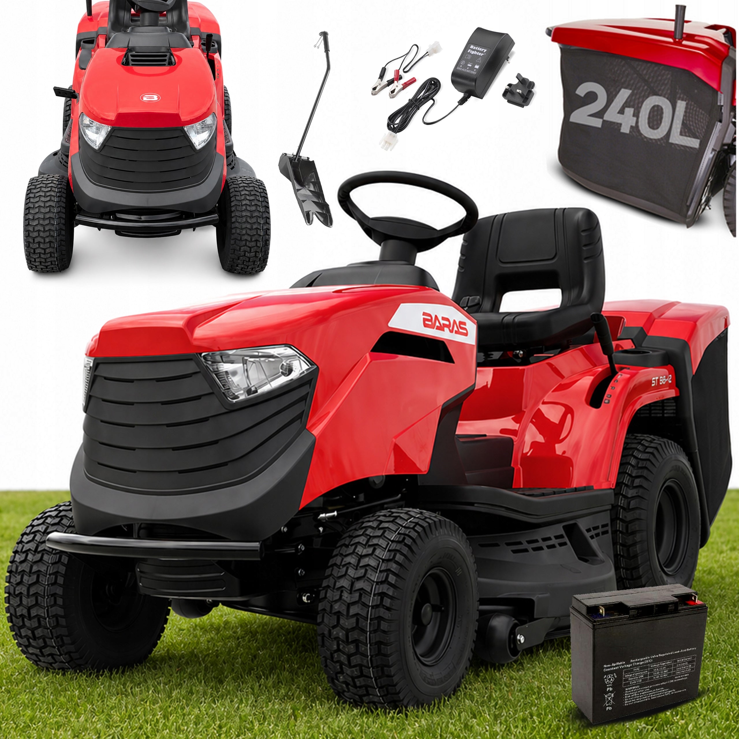 MOWER GARDEN TRACTOR BARAS BY STIGA 84CM AUTOMATIC MULCHING BASKET