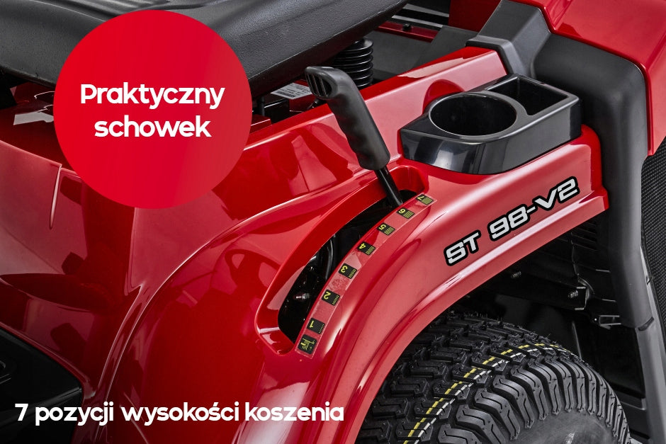 MOWER GARDEN TRACTOR BARAS BY STIGA 98CM 2CYLINDER HYDROSTAT 586CM Basket capacity 240 l