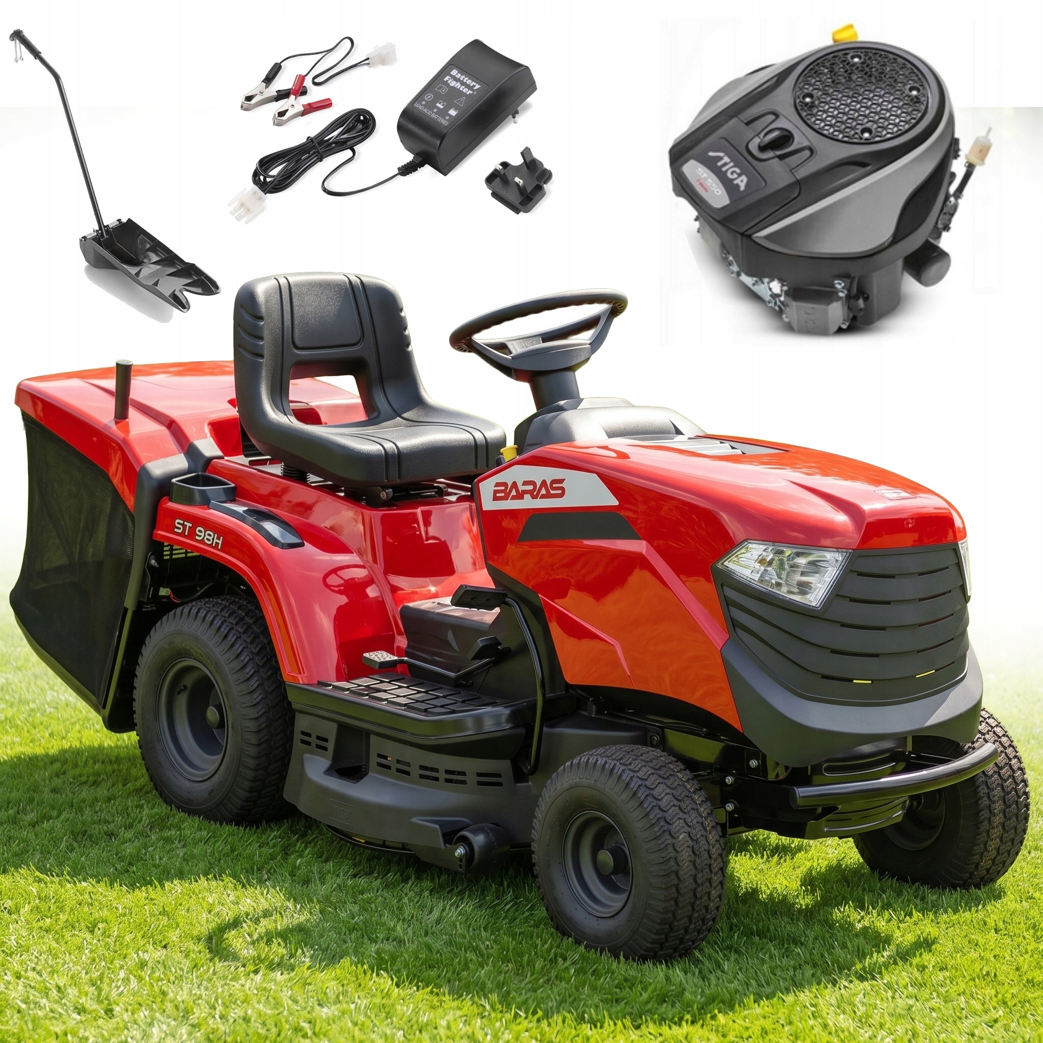 MOWER GARDEN TRACTOR BARAS BY STIGA 98CM 2CYLINDER HYDROSTAT 586CM