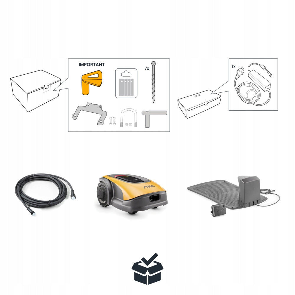 MOWING ROBOT STIGA A 300 GPS RTK max 450m2 4G DATA PACKAGE UNLIMITED Manufacturer code 2R7101328/ST1