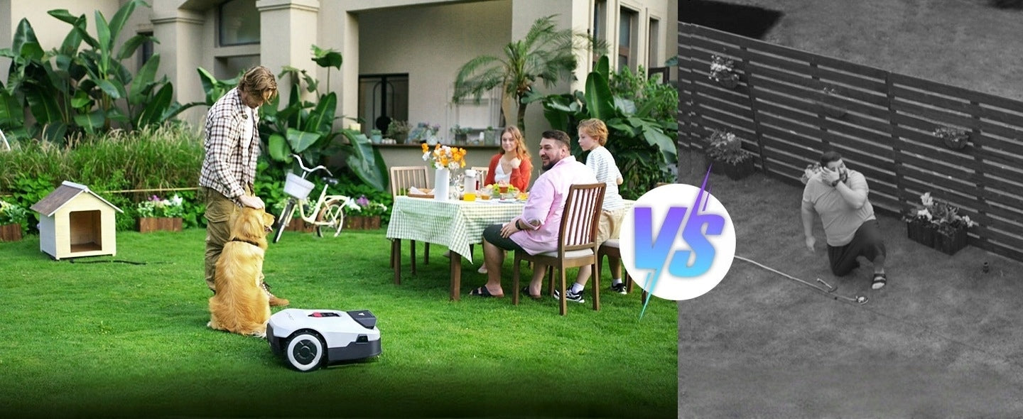 MOWING ROBOT WITHOUT CABLE 2000m2 AI 4 CAMERAS 5Ah GPS RTK ANTHBOT GENIE1000 Brand Anthbot