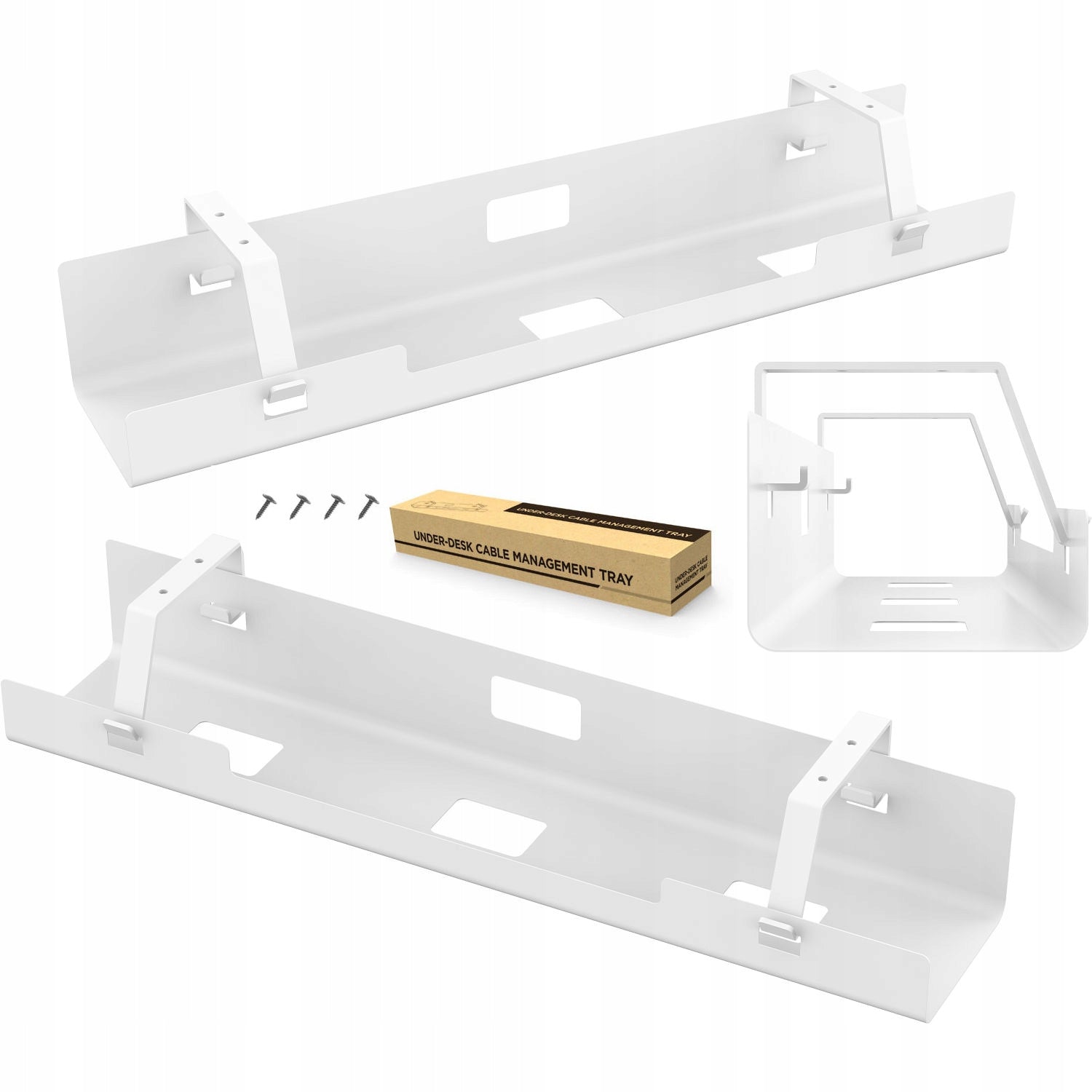 MOZOS ORGANIZER CABLE GRILLE UNDERCOUNTER SHELF CHANNEL FOR CABLES