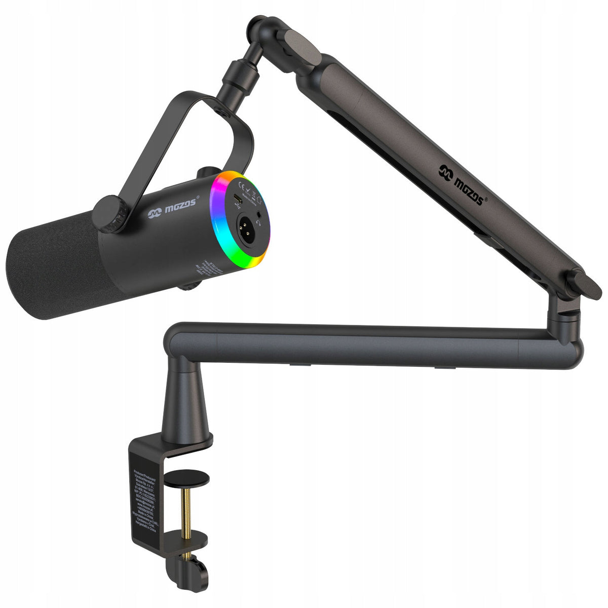 MOZOS TAM8 v2 DYNAMIC USB XLR RGB LED MICROPHONE