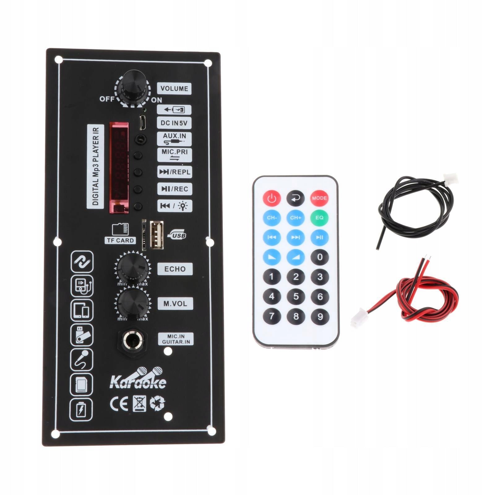 MP3 Amplifier Board Rated 30W/Peak 120W USB Digital Display Support MP3 FM Packaging status original