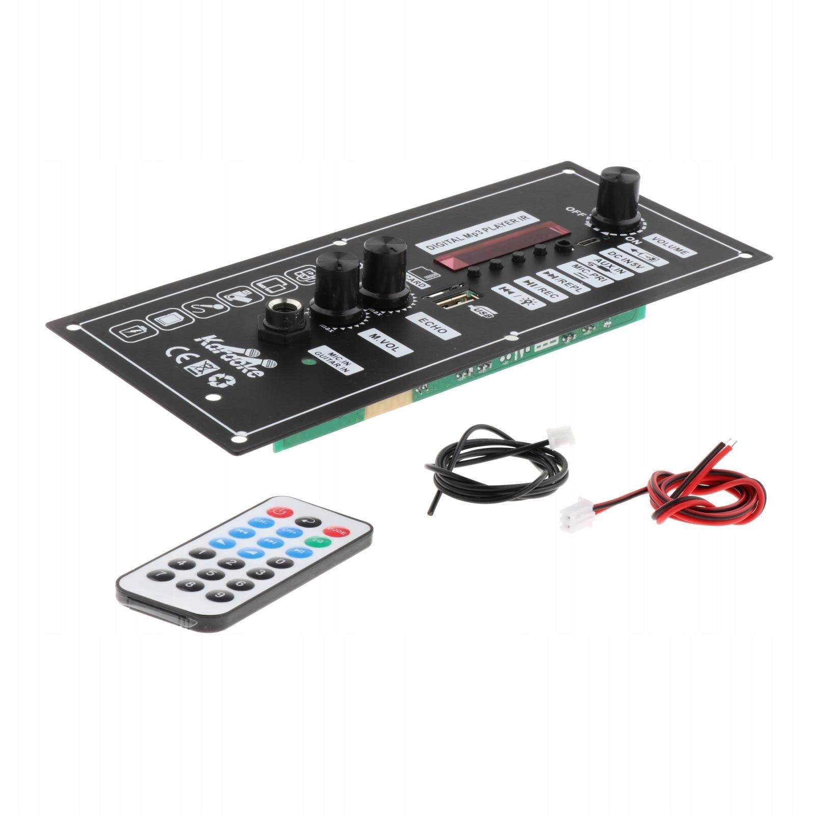 MP3 Amplifier Board Rated 30W/Peak 120W USB Digital Display Support MP3 FM