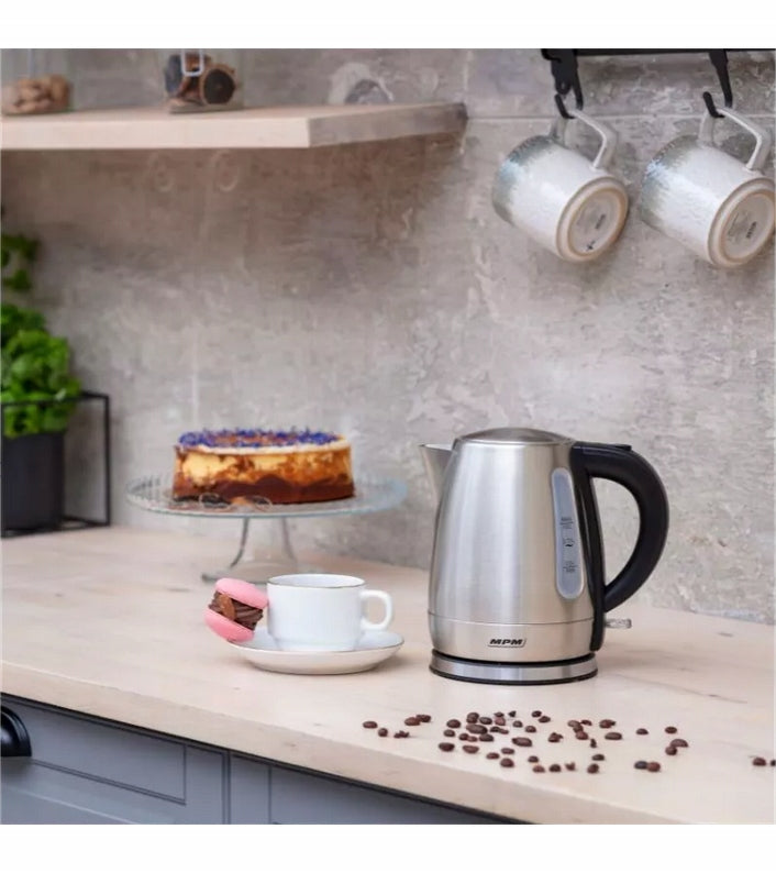 MPM MCZ-118M cordless kettle inox 1L 1630W stainless steel Model MCZ-118M