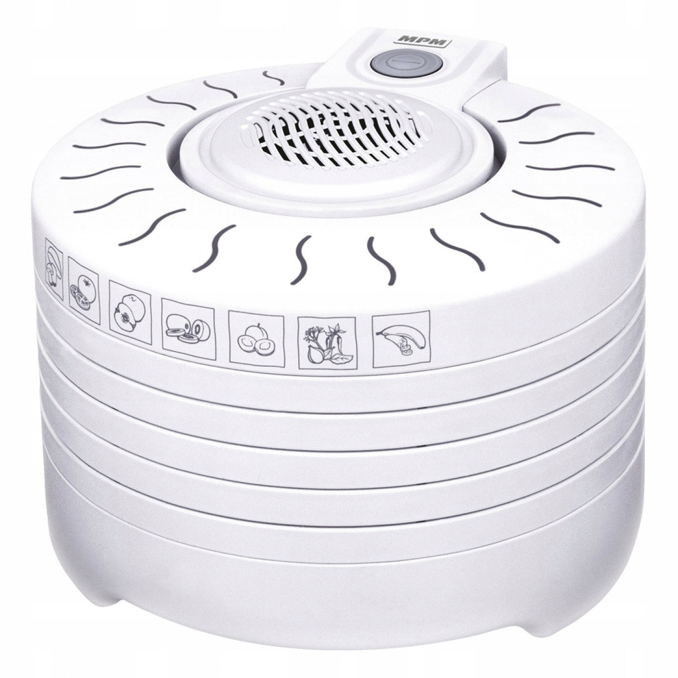 MPM MSG-01 FOOD DRYER FOR HERB FRUIT MUSHROOMS 5 TRAYS DIAMETER 28 CM Manufacturer code MSG-1