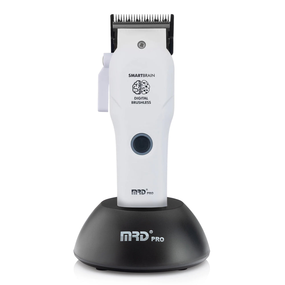MRD Pro HC-3969ST-White Professional Hair Clipper Packaging status original