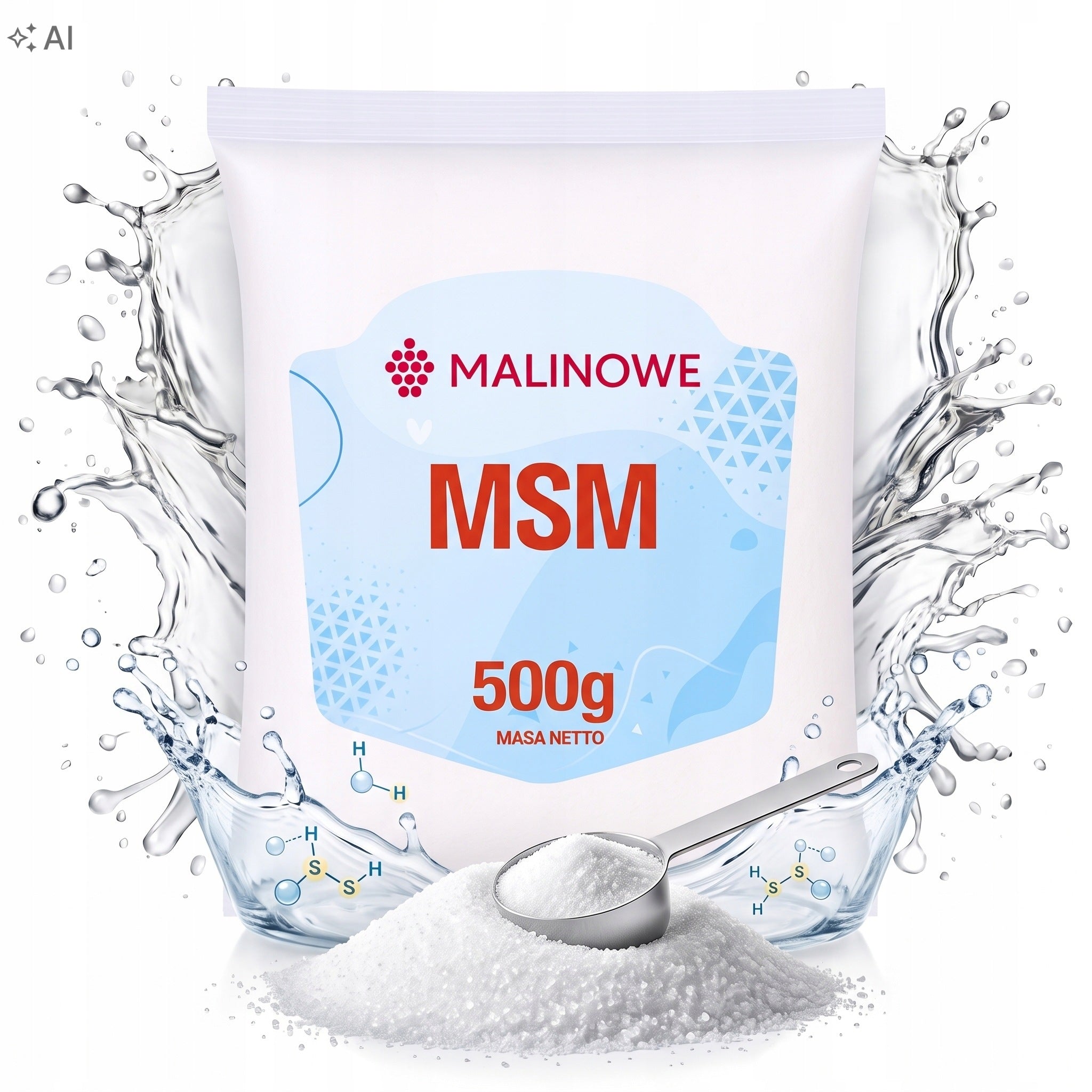 MSM ORGANIC SULFUR POWDER 500g PREMIUM QUALITY
