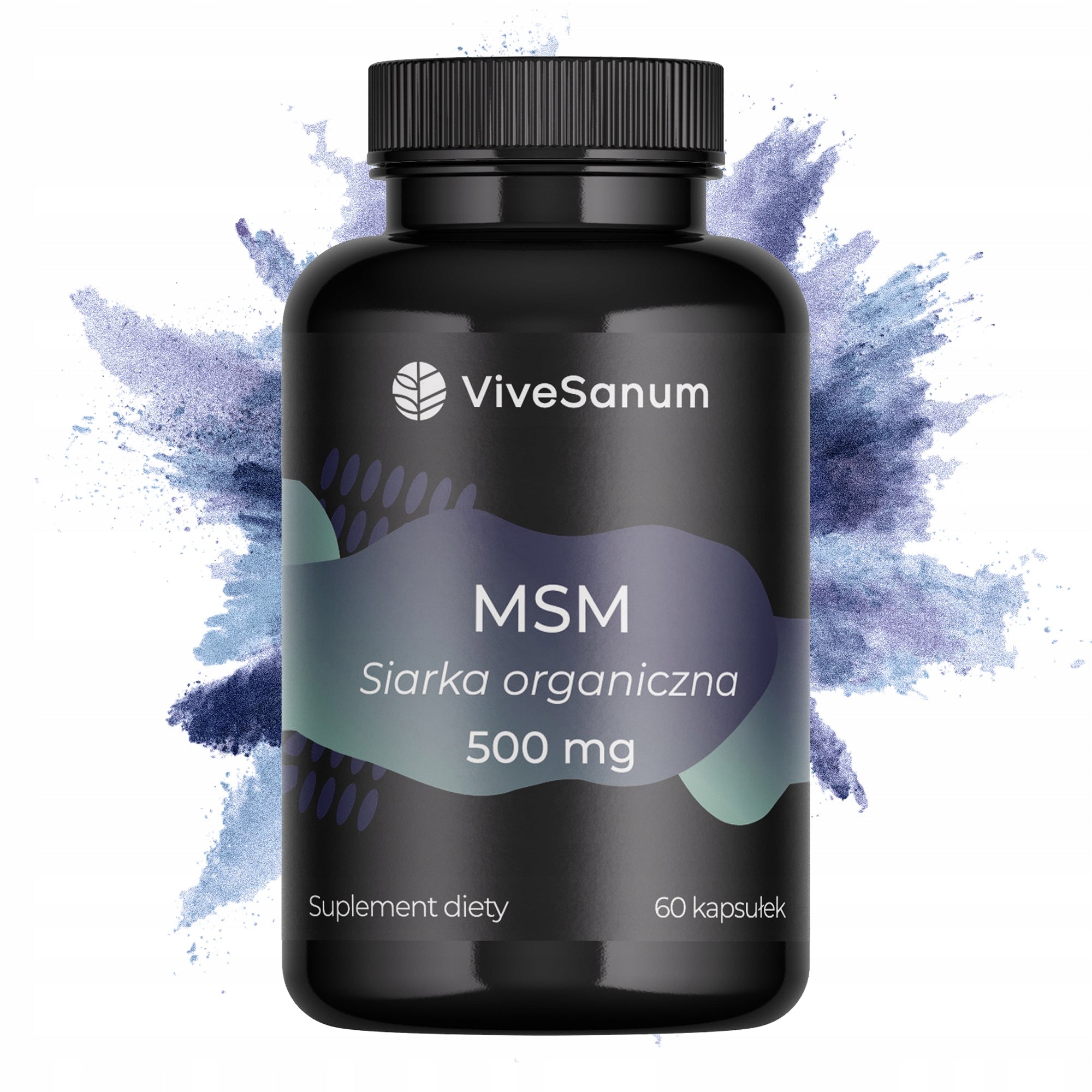 MSM Organic Sulfur 500mg Reduces Inflammation, Reduces Joint Pain