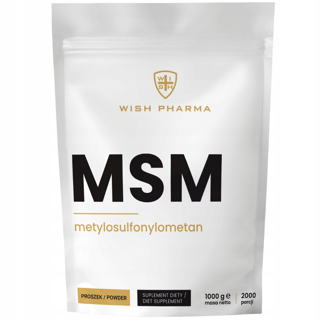 MSM Organic Sulfur Joints Muscle Skin Powder 100% Pure Powder 1 kg