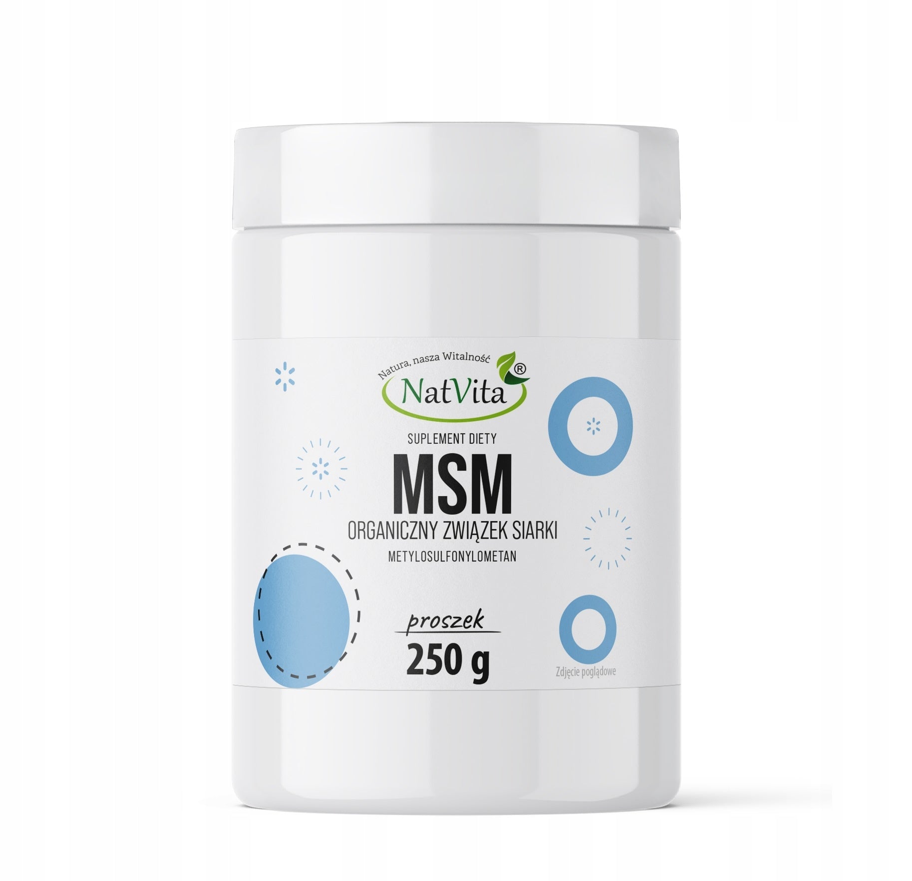 MSM Organic Sulfur Powder Collagen Healthy Joints Tendons 250g NatVita