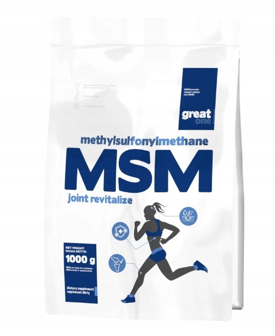 MSM Organic sulfur natural taste Great One 1kg