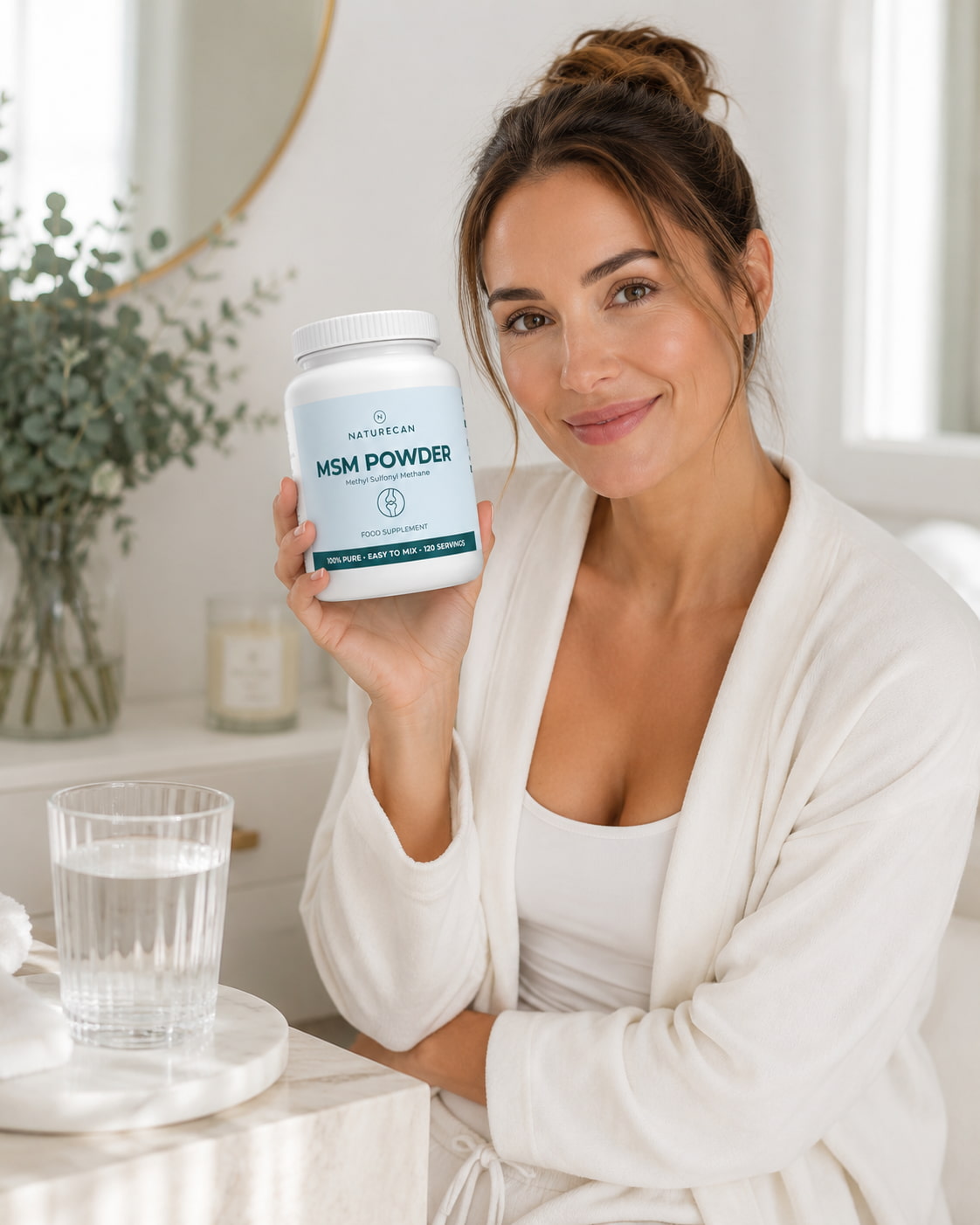 MSM Powder 360g 3g Sulphur Joints Vegan Total Tissue 120 Servings Packaging status original