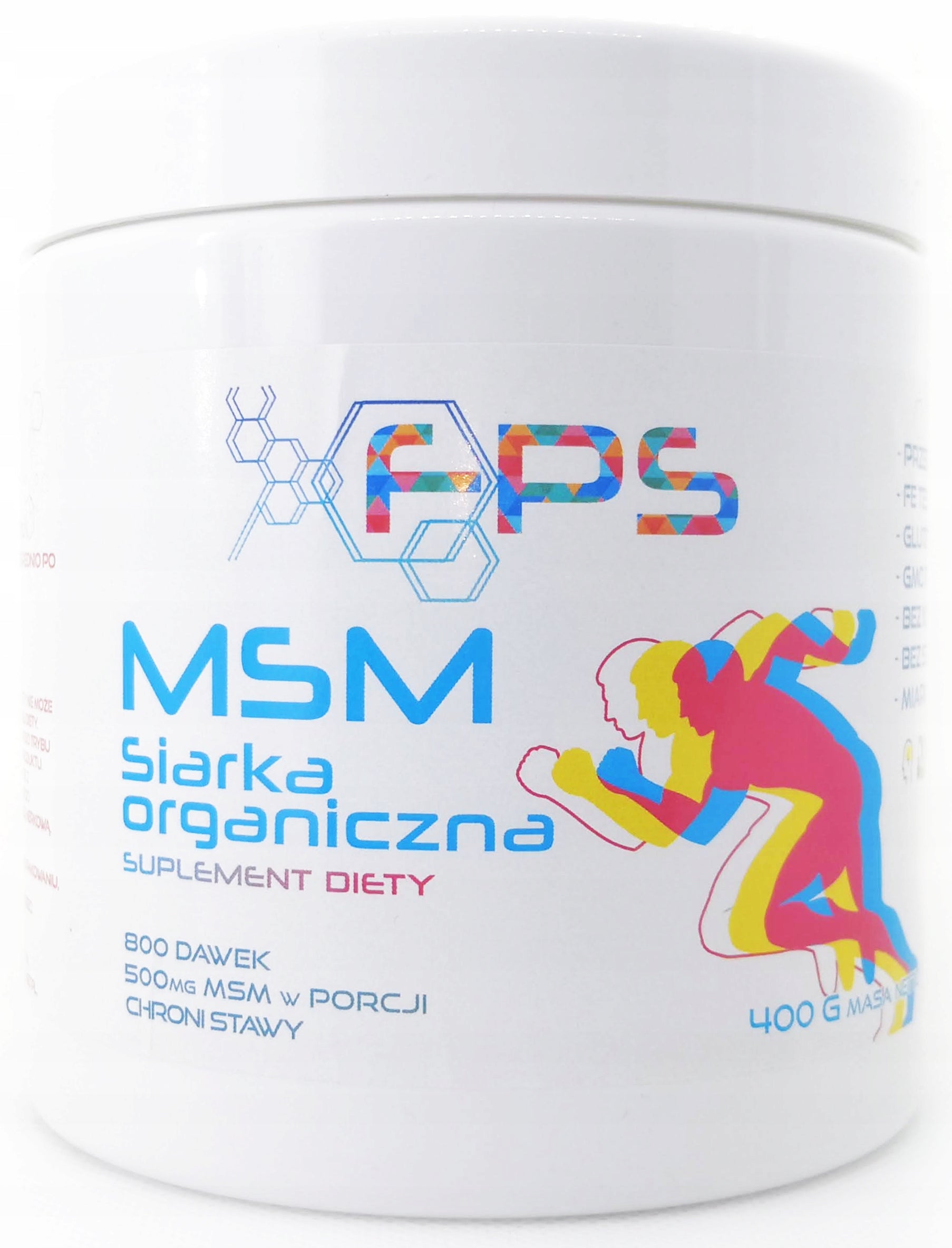 MSM Pure Sulphur Organic Powder for joints 400g