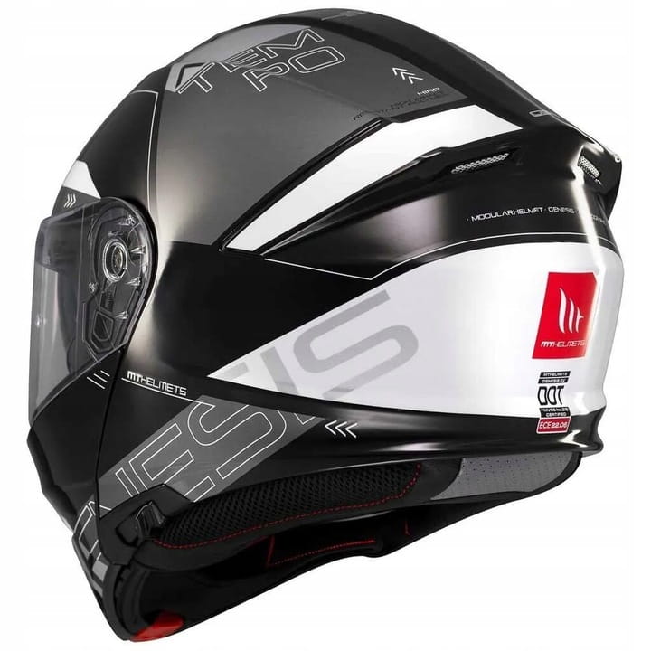 MT HELMETS GENESIS SV ATEMPO B2 BLACK GREY JAW MOTORCYCLE HELMET Manufacturer no brand