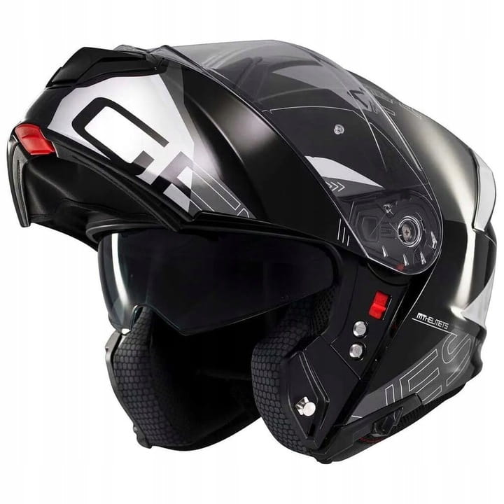 MT HELMETS GENESIS SV ATEMPO B2 BLACK GREY JAW MOTORCYCLE HELMET Packaging status original