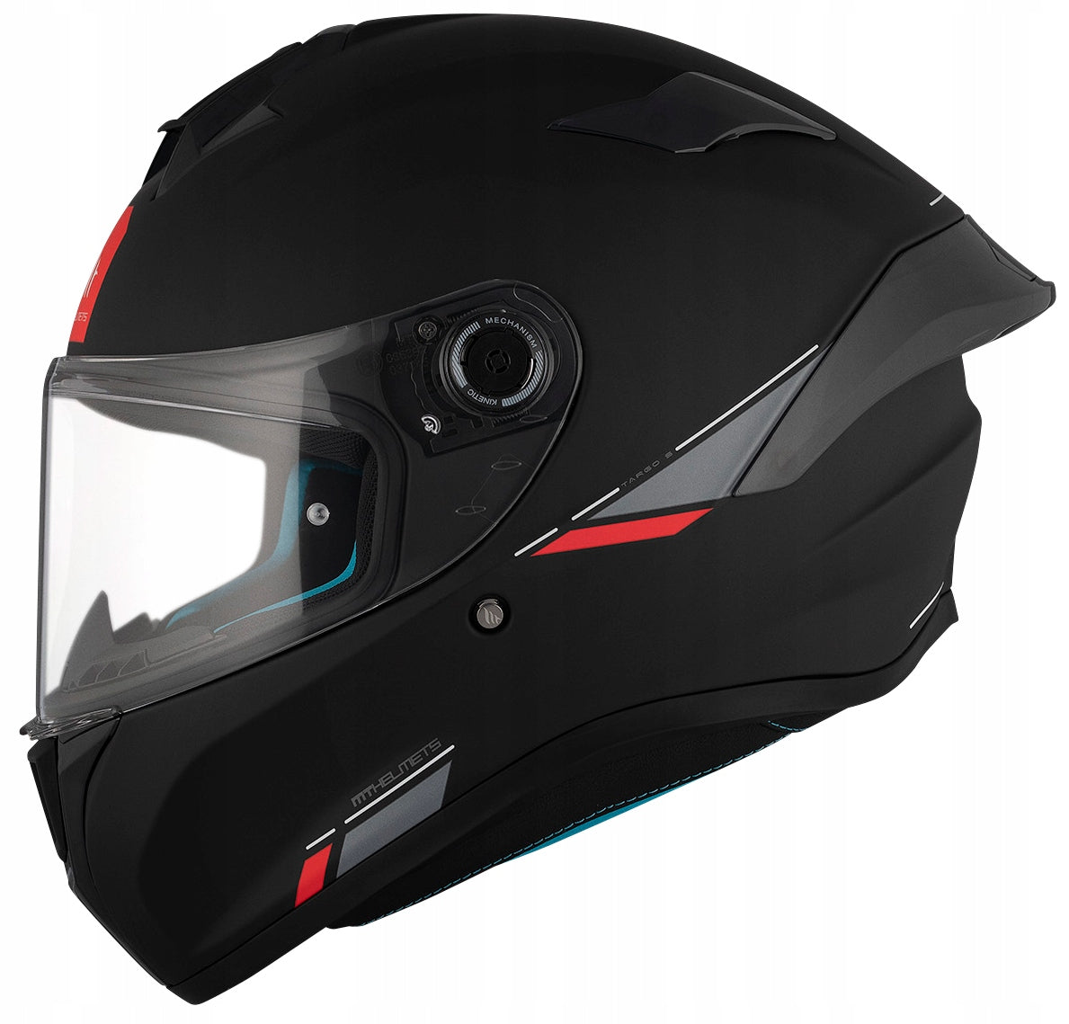 MT HELMETS TARGO S SOLID BLACK MATT MOTORCYCLE HELMET INTEGRAL BLACK MAT