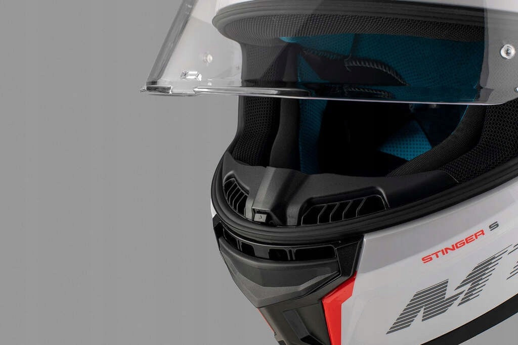 MT Stinger 2 integral motorcycle helmet white gloss S Manufacturer MT