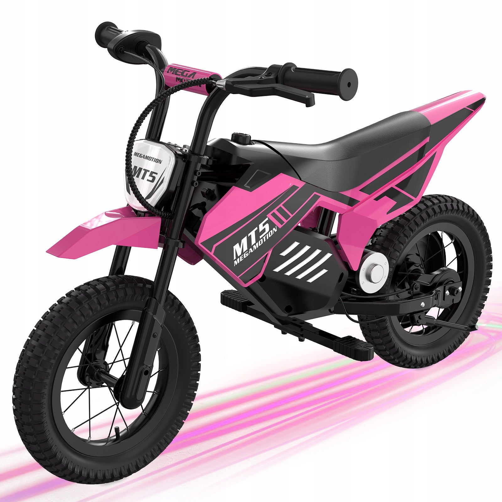 MT5 Elektro Motorrad Kinder, 12 Zoll Reifen, 5,2Ah Akku