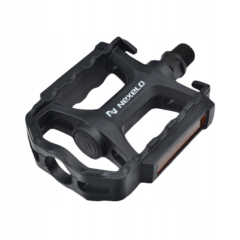 MTB Bike Pedals for Bike WITH REFLECTORS Black SET TWO PIECES PAIR Packaging status original