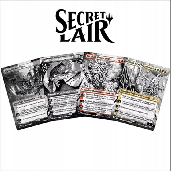 Brettspiel Magic: The Gathering Secret Lair WPN Exclusive: Borderless Planeswalkers, EN