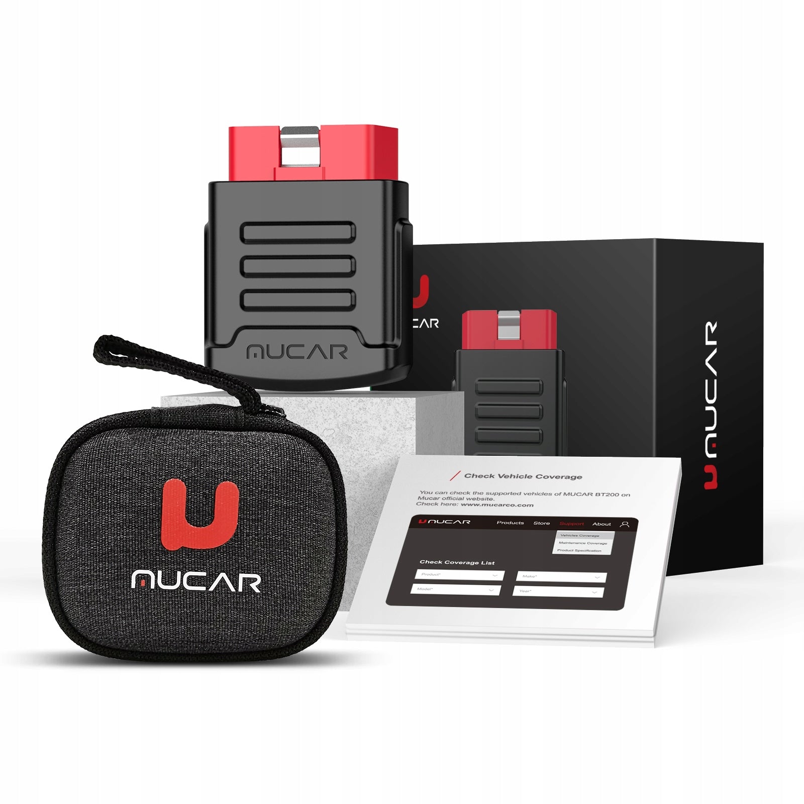 MUCAR BT200 PRO Car Scan Tool OBD2 Diagnostic Full System Diagnosis Manufacturer code V654