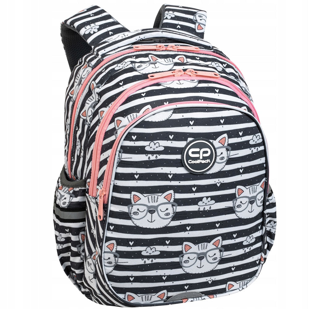 MULTI-CHAMBER SCHOOL BACKPACK JERRY COOLPACK CATNIP KITTENS