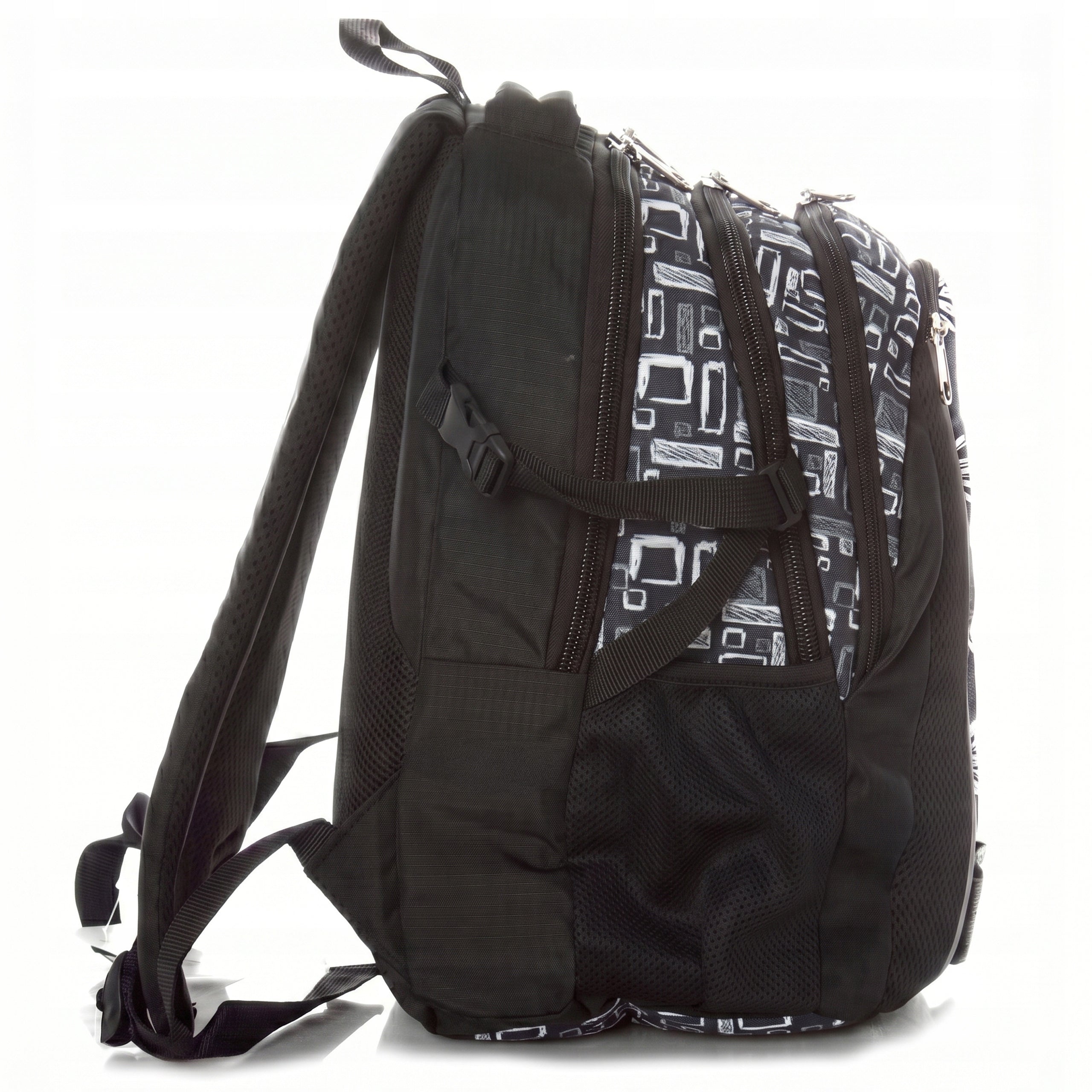 MULTI-CHAMBER SCHOOL BACKPACK ROOMSTER 25L TOURIST SATCHEL Manufacturer code M3-KWADRAT