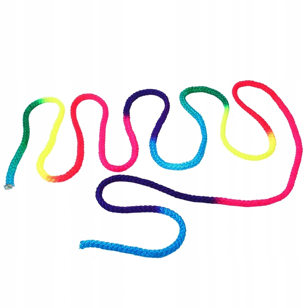 MULTICOLOR SOLID GYMNASTIC ROPE 2,8 M FOR ARTISTIC EXERCISES Color multicolor