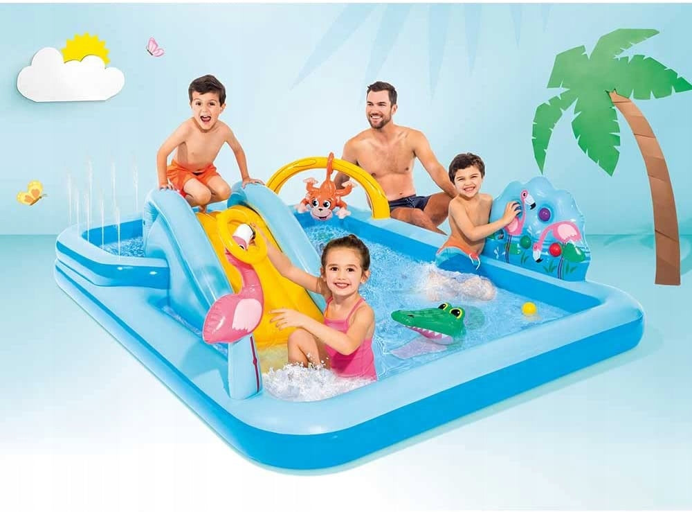 MULTICOLORED GARDEN POOL CHILDREN SLIDE Manufacturer code 6546FGH5